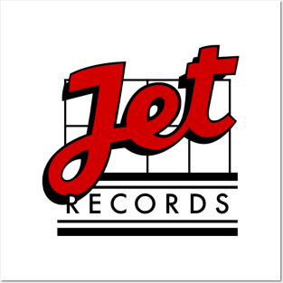 Jet Records Red Posters and Art